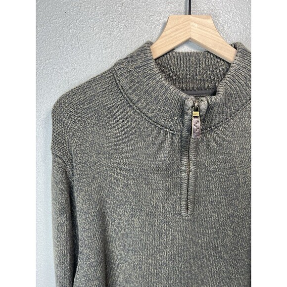 Eddie Bauer Men's Half Zip Knit Pullover Sweater Knit Size Large - Picture 6 of 8